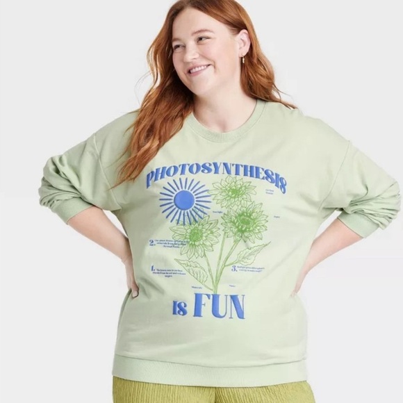 IML Tops - IML Photosynthesis Is Fun Crewneck Size Extra Large